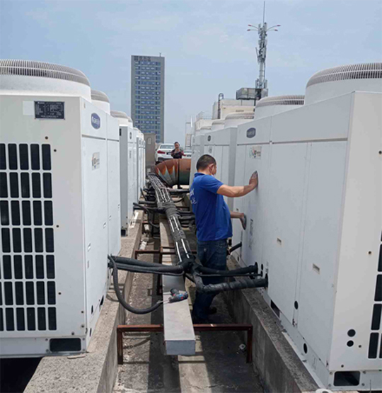 胶州中央空调制热和不制冷系统维修方法